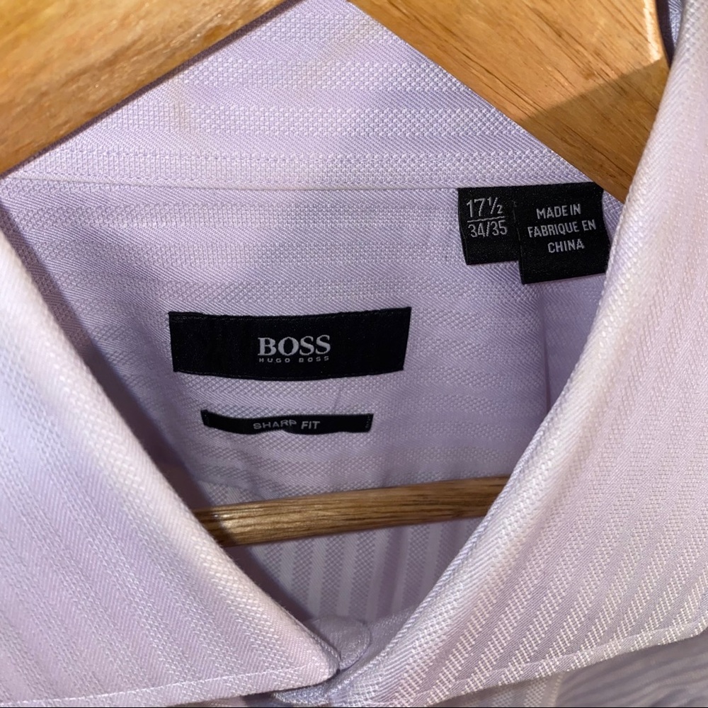 Hugo Boss Lavender Button down - Picture 3 of 3